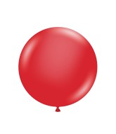 36" Crystal Red Tuftex Latex Balloons (2 Per Bag)